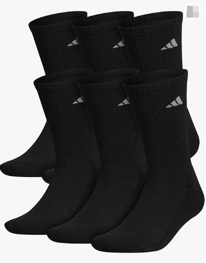Air cushion comfort sports 6 pairs of shipping socks for men