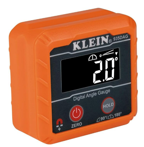 Digital electronic level and angle gauge